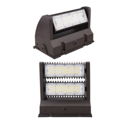 Rotatable wall pack LED light